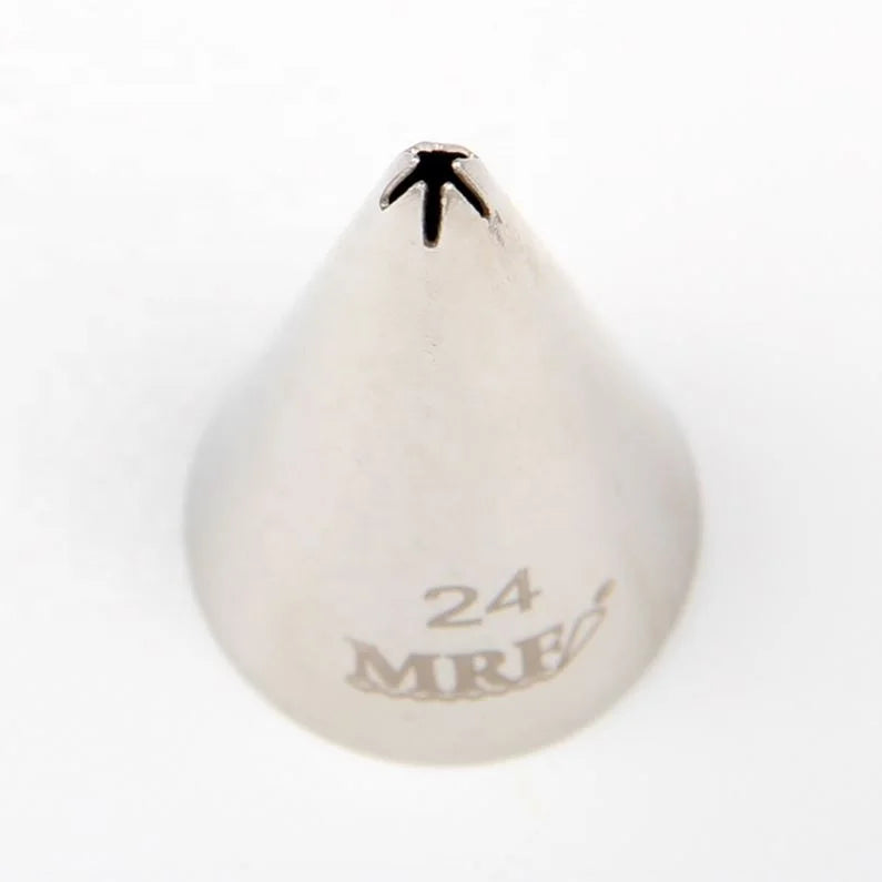Closed Star Cake Decorating Tip 24 Flower Icing Piping Nozzles Cream Baking Pastry Stainless Steel Nozzle Cupcakes Baking Tool
