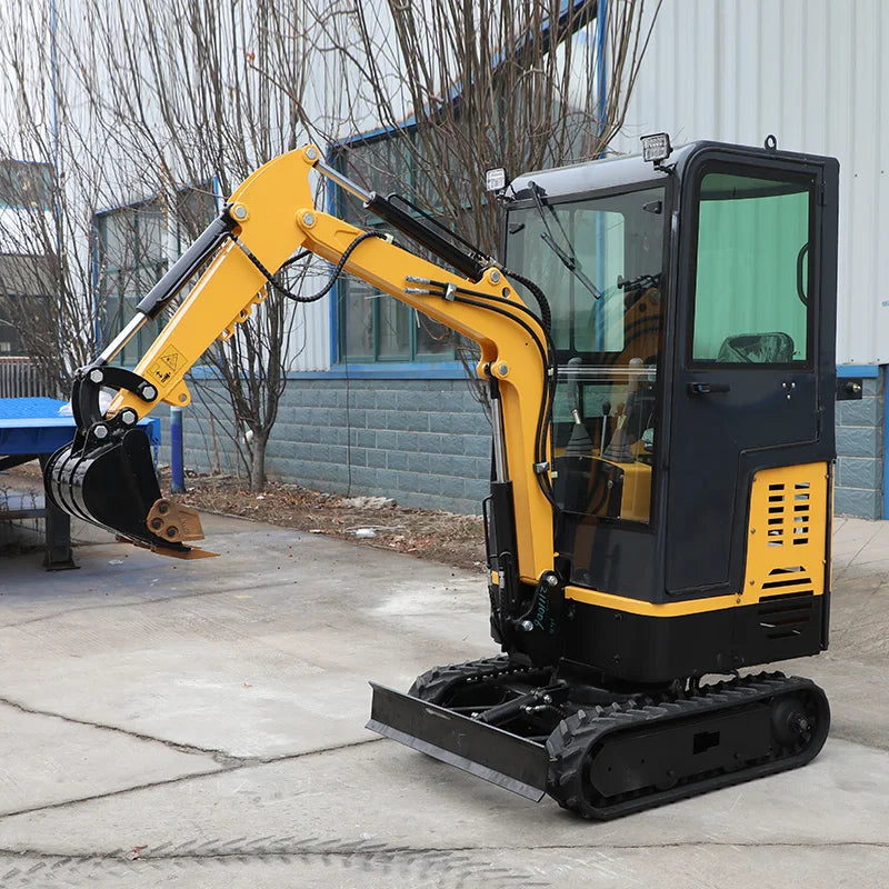 Mini Excavator with Rubber Track Digger Best Price Mini Excavator 1 Ton Micro Excavator
