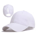 Ponytail Hat Back Opening Custom logo Men's and Women's Fashion Baseball Cap Pure Cotton Breathable 3D Embroidery Four Season