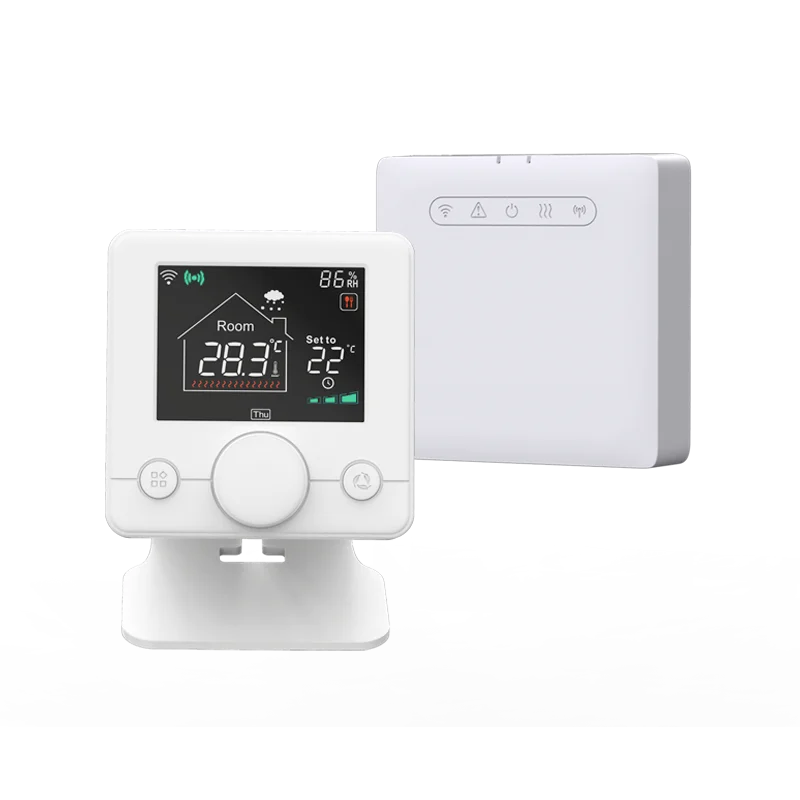 Tuya Smart Wall-Hung RF 433 VA Screen Floor Heating Thermostat Wi-Fi Gas Boiler Heating APP Remote Control Alexa Google Control