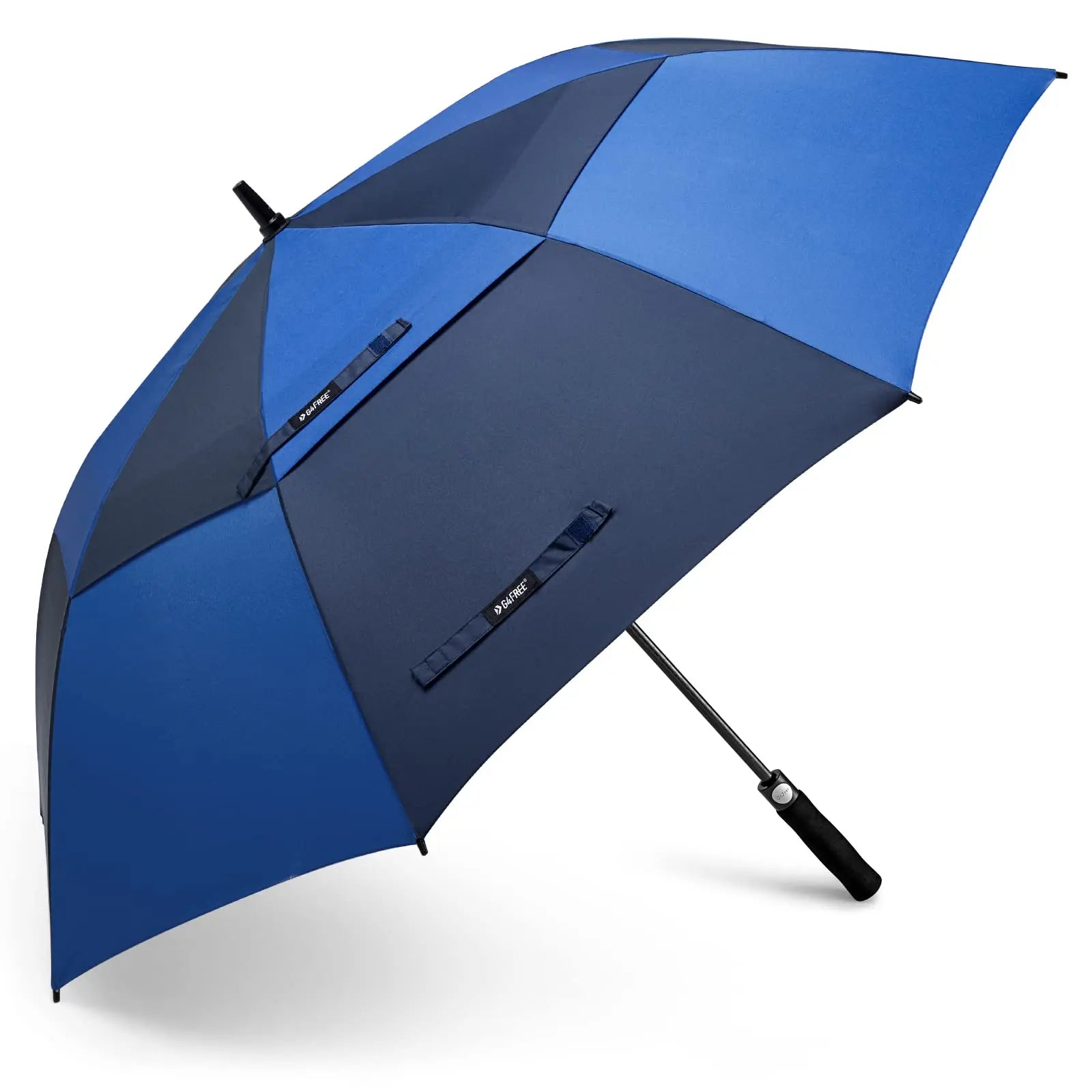 Custom 58" Umbrellas with logo  60 Inch Premium Umbrella Golf Blue Winf Proof Golf Umbrella