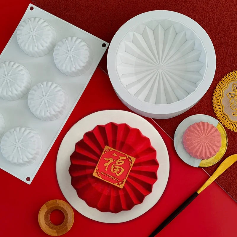 D5088 Origami manual Scented candle Pudding Mousse cake ice cream candy jelly Chocolates baking Resin Mold Silicone 3D Mould