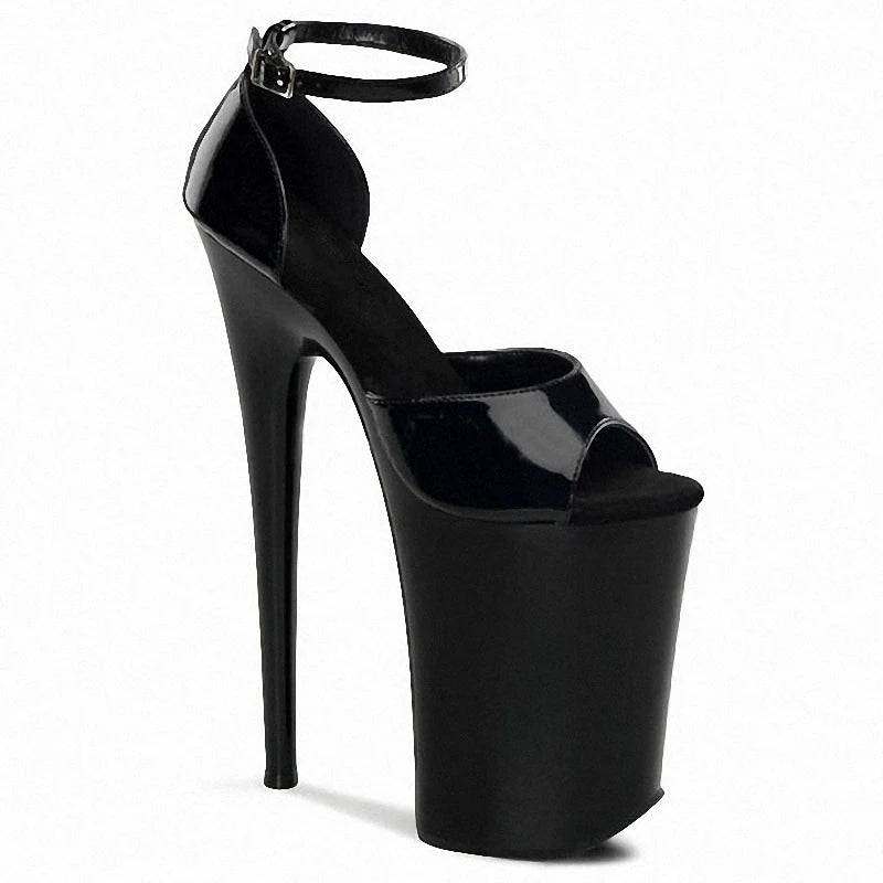 20cm Super High-heel Sexy Night Club Stripper Fishmouth Sandals Dancewear Exotic Platform Commuting Large COS Pole Dance Shoes