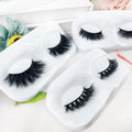 Wholesale 20mm Fluffy Private Label Mink Lashes Mink False Eyelashes 3d Full Strip Mink Eyelashes with  Lashes Boxes
