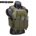 GAF 1000D Nylon Plate Carrier Vest Chaleco Tactico Outdoor Training Black Camouflage Tactical Vest with Molle System