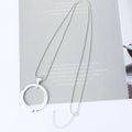 TongLing European Simple Latest Necklace Jewelry Classic Loop Trendy Necklace for Women Girl