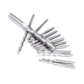 HRC55 Spiral End Mill CNC Bits - High Precision Solid Carbide 2-Flute Wood and Plastic Milling Cutter for Industrial CNC