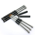 Professional Private Label Crimped Kolinsky Acrylic Nail Brush Stone 3D Crystal Painting Pen Black White Rhinestone Wholesale