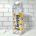 Custom Pattern Outdoor Sports Plastic Water Cup Leak-Proof Square Kids Bottle Water
