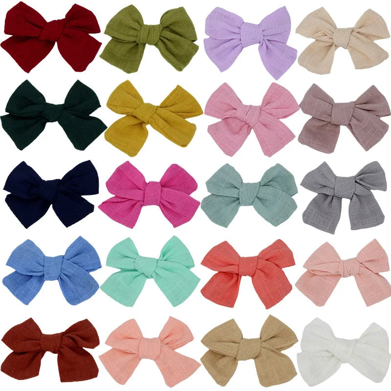 Wholesale Hair Bow Hand-knotted Bows DIY Girl Hair Accessories