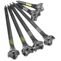 Factory Direct High Strength Plastic Golf Tees 4-Prong Multi-Size Ball Tee Durable Unbreakable for Driving Range & Course