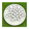 Artificial Cube Ice Block Beads Acrylic Jelly Ice Bead Clear Party Drink Embellishment Accessories