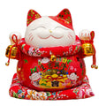 10 Inches Piggy Bank Craft Gift Porcel Japanese Figurine Hotel Car Decor Ceramic Fortune Lucky Cat Maneki  Neko for Home
