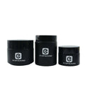 Wholesale Glass Containers Matte Black Glass Cosmetic Jars with Screw  Lid