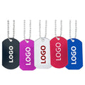 Sublimation Laser Engraving Circle Black Stainless Steel Blank Engraving Machine Qr Code Necklace Custom Pet Product Name Id Tag