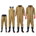 New Waterproof Khaki Fishing Wader for Men PVC Thick Breathable Chest Boots Half Full Clothes 36 - 47 Sizes Fishing Waders