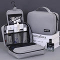 Portable Design Men's Toiletry Organizer Large Capacity Wet Dry Separation Cosmetic Case