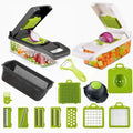 Hot Selling Kitchen Multi 12 in 1 Manual  Fruit Vegetable Cutter Onion Dicer Veggie Slicer Vegetable Chopper