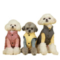 Hot Sale Double Color Classic Print Dog Winter Puffer Vest Polyester Material