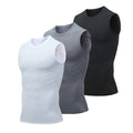 Wholesale Compression Polyester Spandex Sleeveless Shirt Breathable Training Sport Clothes Plus Size Men's Fitness Gym Tank Tops