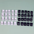 Clothing Size Label Neck Label Inventory Square Pattern Weaving Type Washable and Center Fold Print Code Marking for Garments