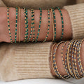 Go2boho 2024 Boho Handcrafted Surfer Trendy Beaded Bracelets Delicate Elegant Dainty Tiny Multi Warp Alloy Fashionable Gifts