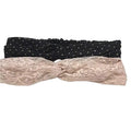 Women's New Design Elastic Hair Bands Lace Bronzing Headband Fashion Hair Accessories