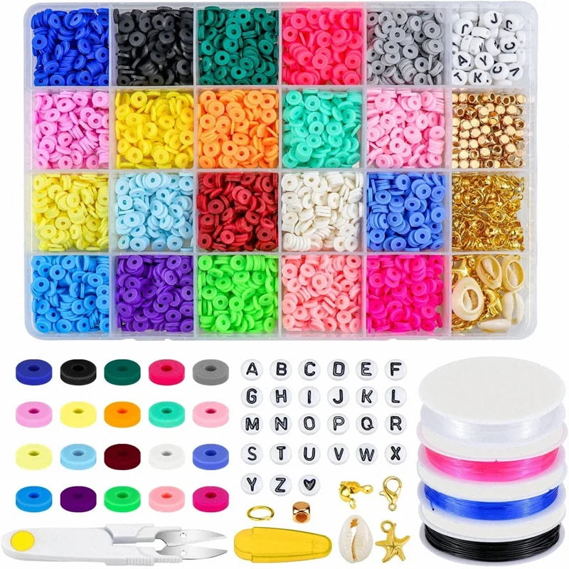 20 Color Mixed Flat Round Ceramic Clay Porcelain Third Party Certified Craft Set Women's Jewelry Making Jibaizhao