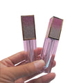 Liquid Lipstick Wand Bottle Shiny Glitter Luxury Design Custom Logo 5ML Empty Square Lip Tint Lip Gloss Packaging Tube Container