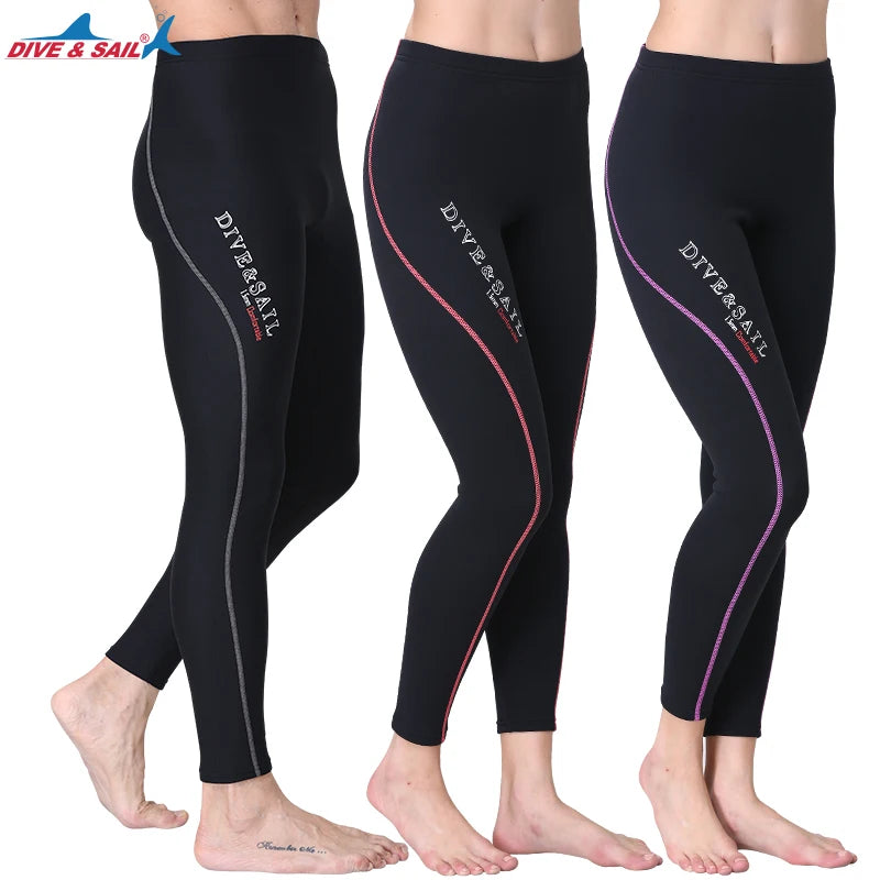 Unisex 1.5mm Neoprene Wetsuit Pants for Diving Snorkeling & Freediving-Anti-Bacterial UV Protection | DIVE&SAIL