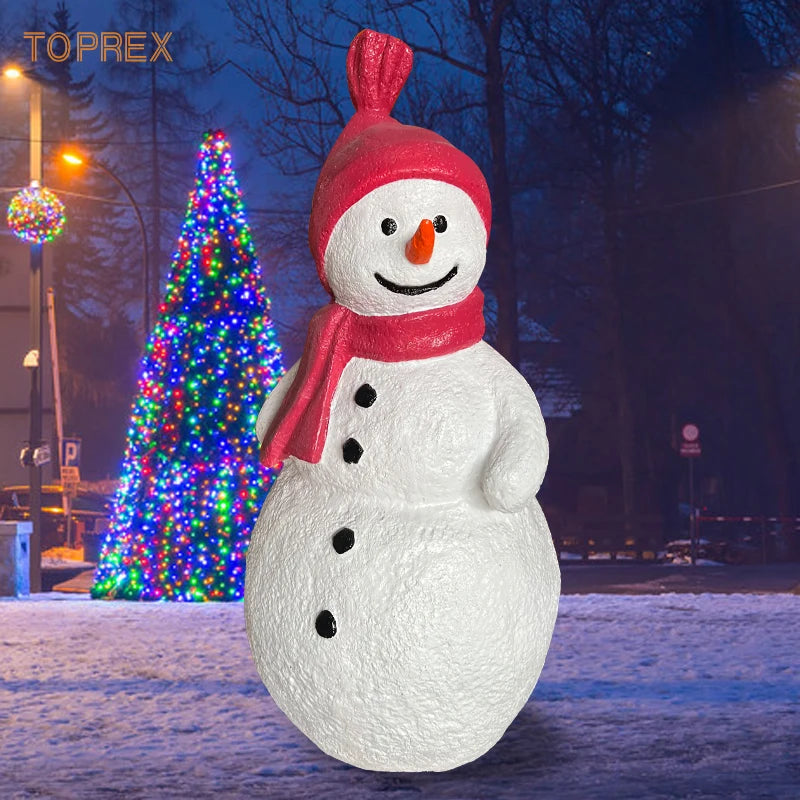 Japanese Cartoon Sculpture Large Life Size Christmas 3d Large Christmas Snowman