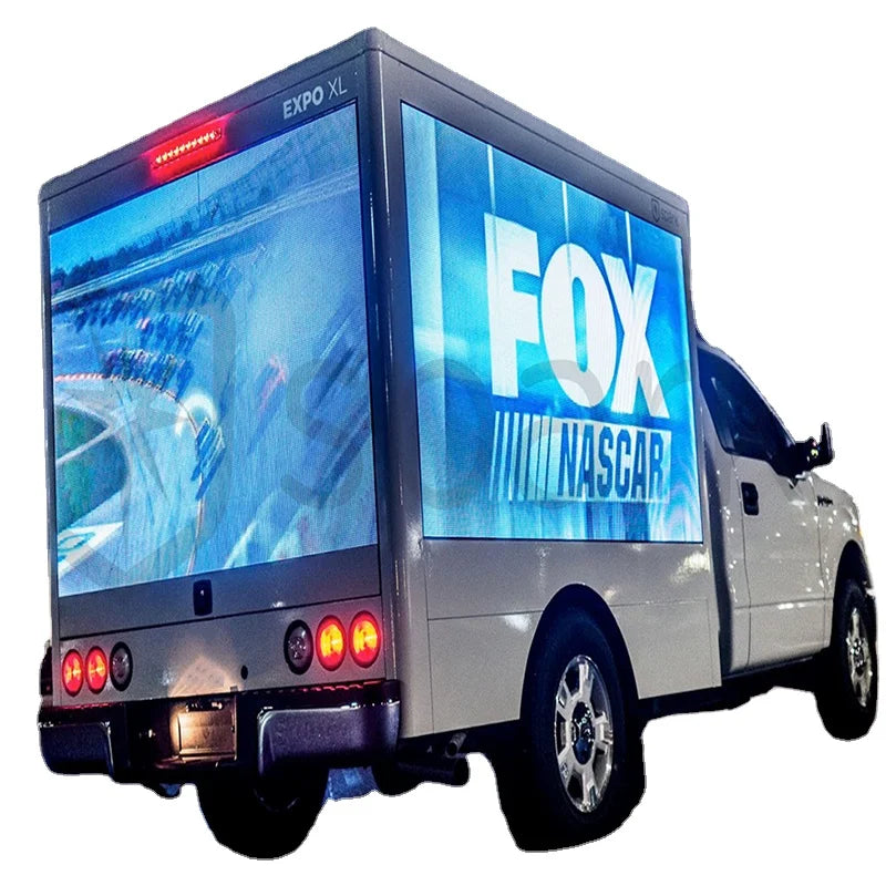 P4.8 P6 Truck Mobile Advertising Led Display IP65 Waterproof LED Video Wall Trailer Solar Energy LED Screen Trailer