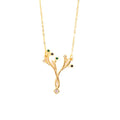 French Style High-end Tree of Life Pendant Exquisite Small Stainless Steel Chain Design Light Luxury Niche Necklace