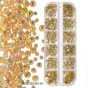 3D DIY Shiny Nail Art Crystal Rhinestones Kit Crystal Nail Jewelry Accessories Nail Art