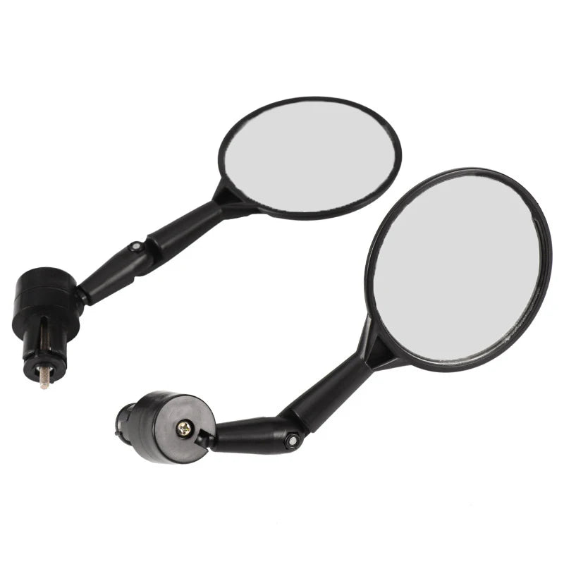 Bicycle View Mirror Bike Cycling Clear Wide Range Back Sight Rearview Adjustable Handlebar Left Right Mirrors