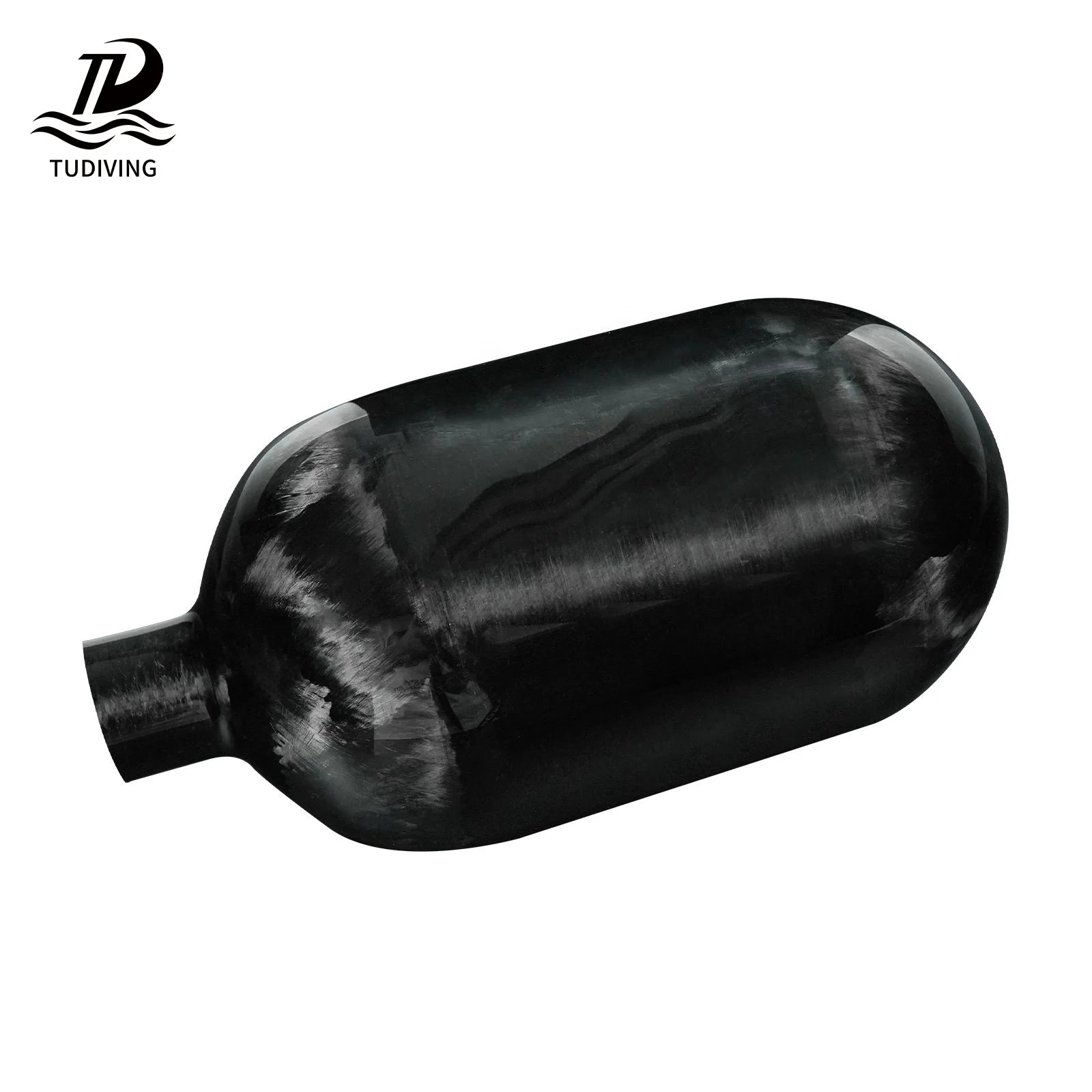 TUDIVING 0.8L Manufacture Customizable Big Discount 300bar 30Mpa 4500Psi PCP Paintball Scuba Diving Carbon Fiber Gas Cylinder