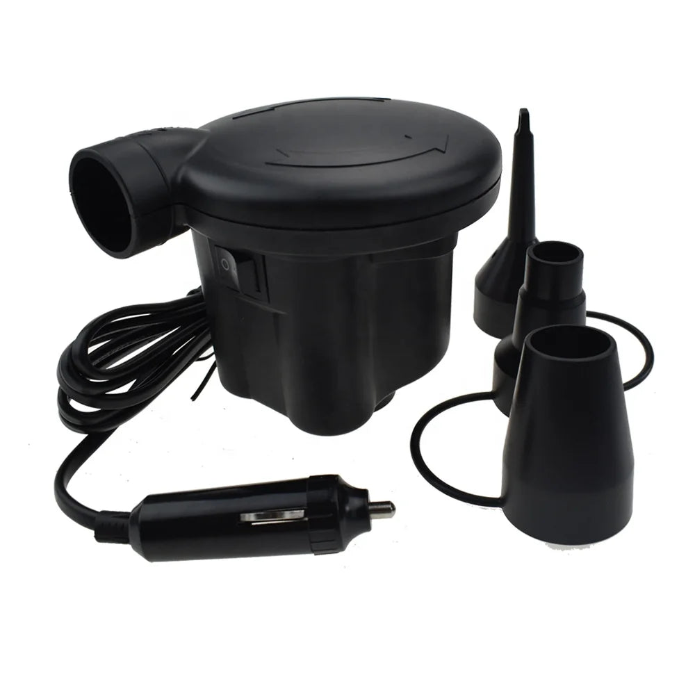 Compact Portable DC 12V Air Pump for Inflating Swim Ring Pool Airbed Air Sofa Other Inflatables