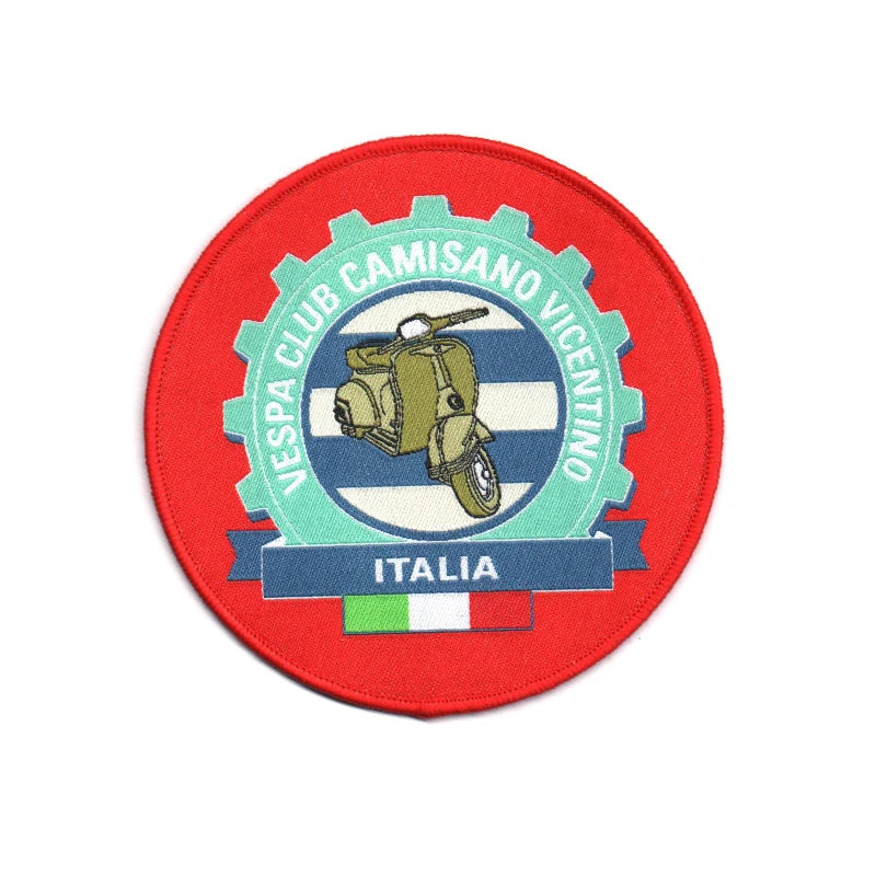 Custom Clothing Accessory Embroidery Machine Woven Badge