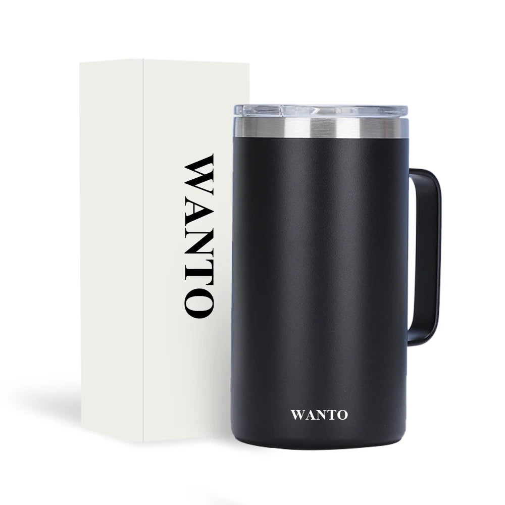 Wanto Dropshipping 20 oz Travel Car Mugs Sublimation American Warehouse Tumbler Vacuum Insulated Cups