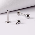 Stainless Steel Internal Thread Labret Earring Ear Cartilage Monroe Helix Conch Lobe Studs Lip Basic Piercing Jewelry Weddings