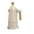 Modern Portable Aluminum Mini Espresso Coffee Maker 3-Cup Percolator Pot Lid Eco-Friendly Food Grade Mocha Moka Pot Coffee Set