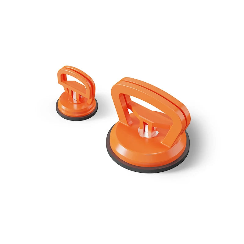2 Pcs Heavy Duty Vacuum Plastic Glass Tile Lifting Suction Cup Car Dent Puller Repair Tool Set
