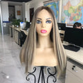 Vendors Quality Kosher Wig Double Draw Unprocessed Raw Hair Cuticle Aligned 16 Inches in Stock HD Lace Jewish Wig