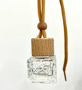 Factory Manufactured Customized Hanging Empty Car Diffuser Fragrance Bottle with Wooden Cap