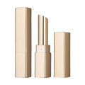 HUIHO High Quality 11.1 ml square Luxury Aluminum Gold Lip Gloss Lipstick Aluminum Cosmetic Empty Tube