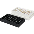 DIGU Pu Leather Jewelry Display Storage Boxes Portable Rings Earrings Necklaces Jewelry Box