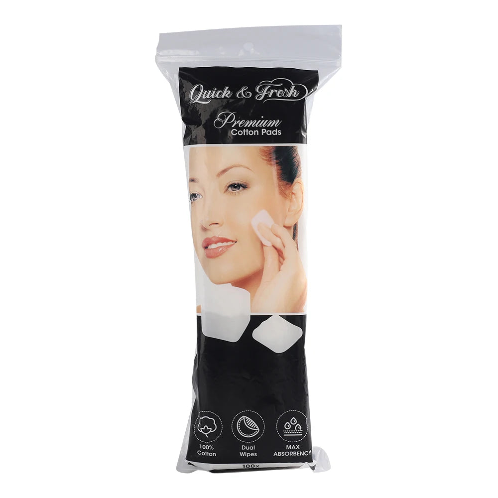 Joybuds 100% Pure Cotton Square Facial Pads 7cm/8cm 50pcs/bag for Beauty Center Makeup Remover