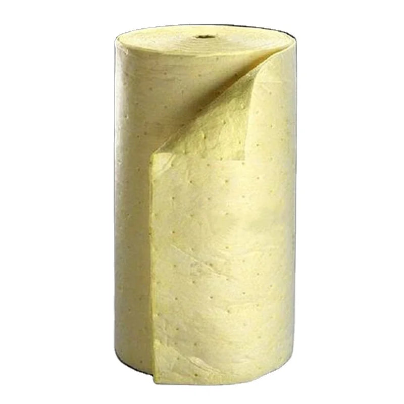 Heavyweight Chemical Absorbent Cotton Roll 100% PP for Hazardous Chemical Clean-Up Environmental Product