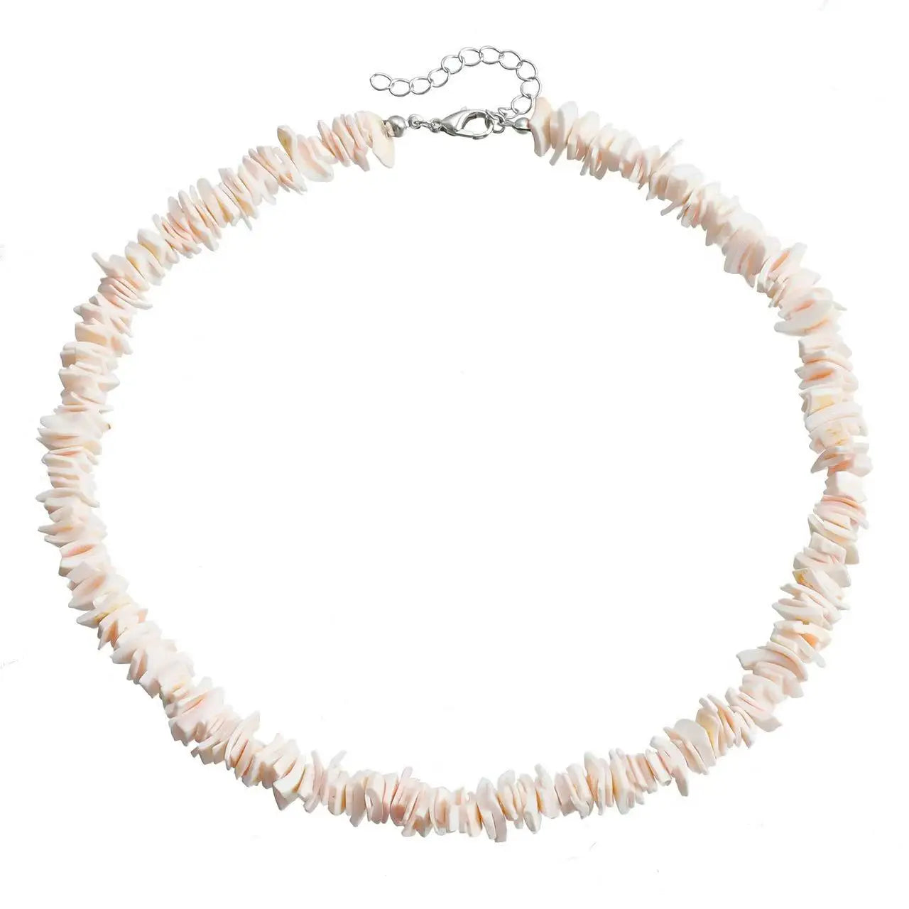 Summer Beach Irregular Shell Fragment Necklace Handmade Shell Necklace Fashion Jewelry