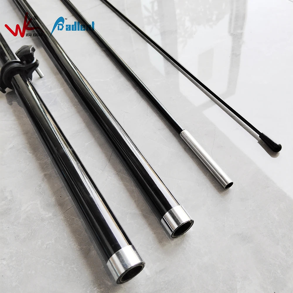 High End Strong Promotional Beach Feather Flag Poles 2 in 1 Full Fiberglass Teardrop Feather Flag Poles
